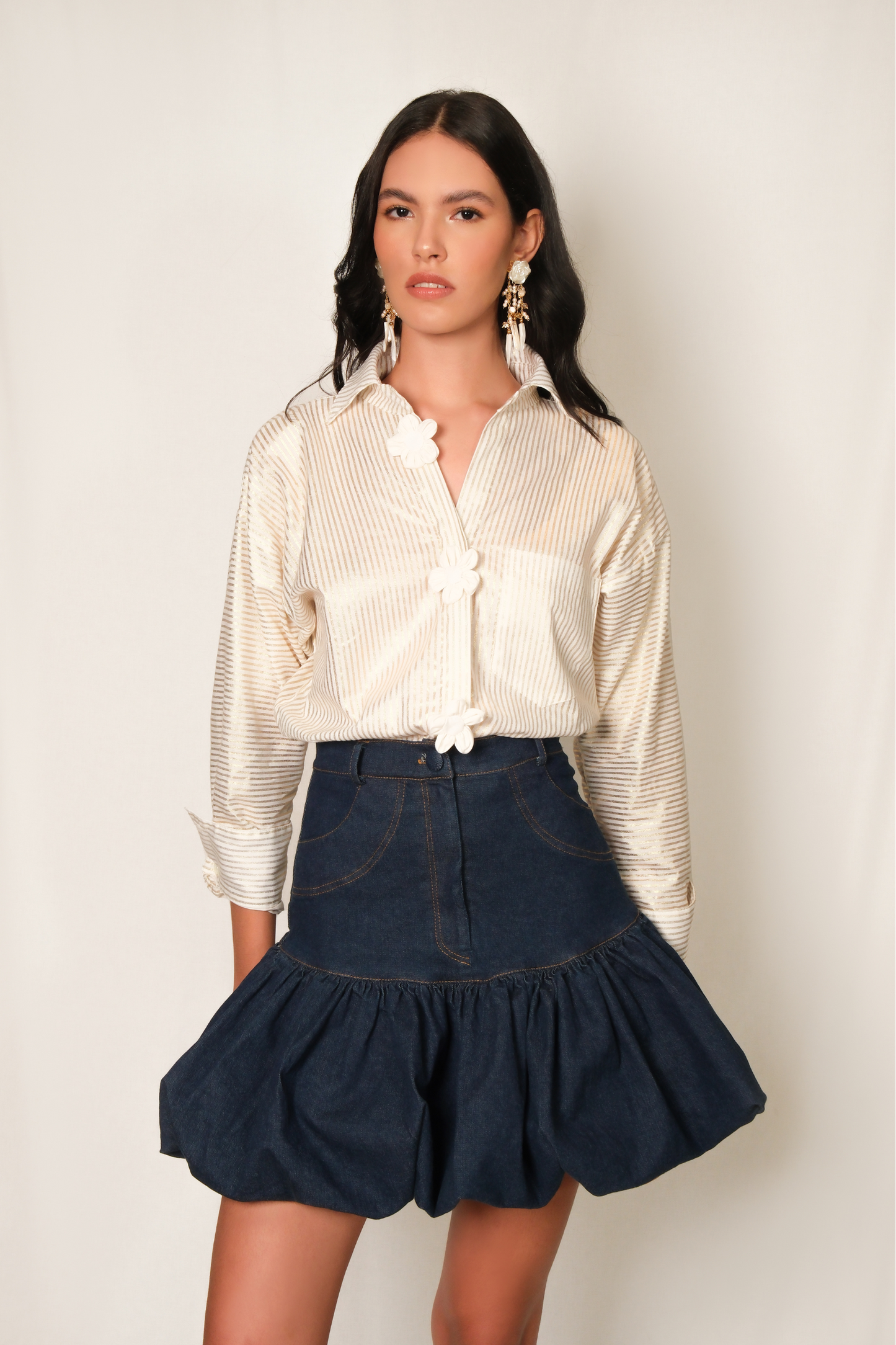 MINI FALDA PRADA DENIM