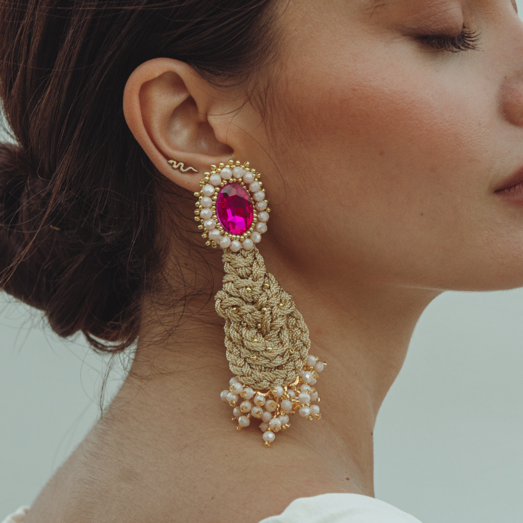 ARETE MACRAME MIEL