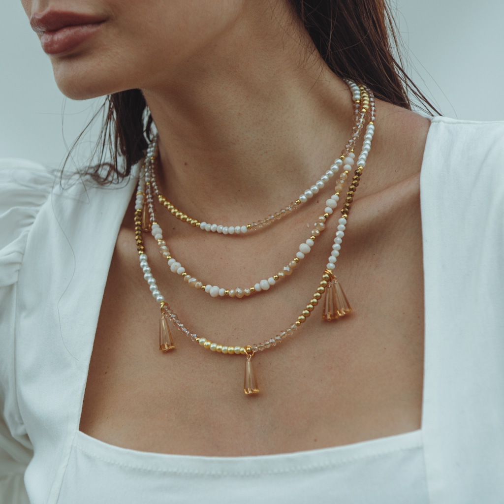 COLLAR TRIPLE MIEL