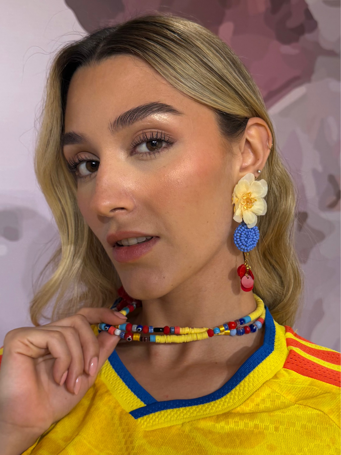 Collar Doble miel