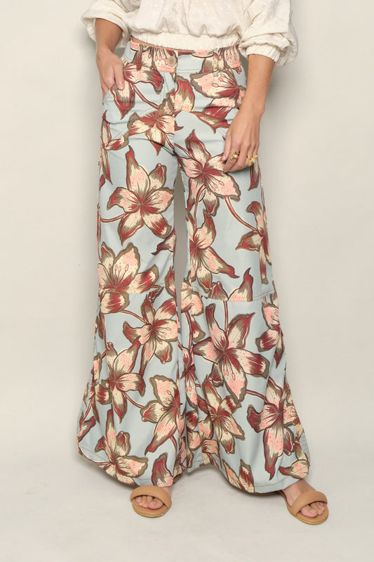Pantalón Wide Leg Frankie estampado floral