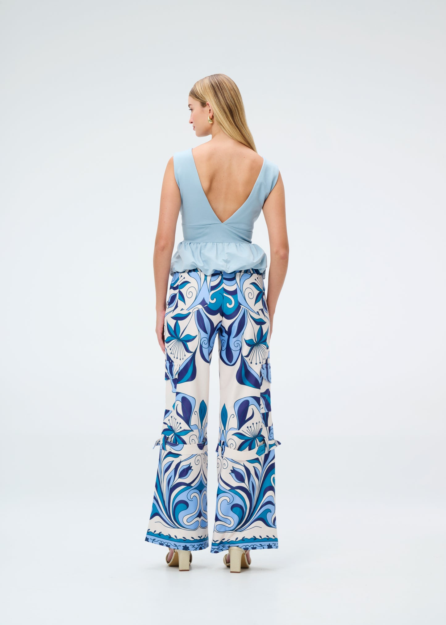 Pantalon Wide Mallorca Printed