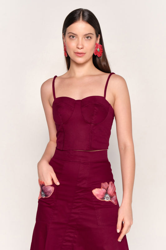 Croptop Corset Toscana