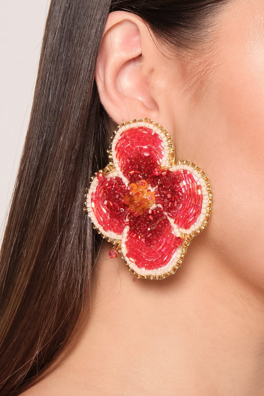 Arete Brillo Floral