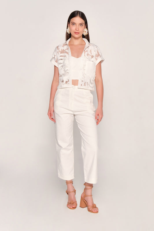 Pantalón Ilusión Drill Ivory