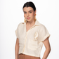 Blusa Cala Crema