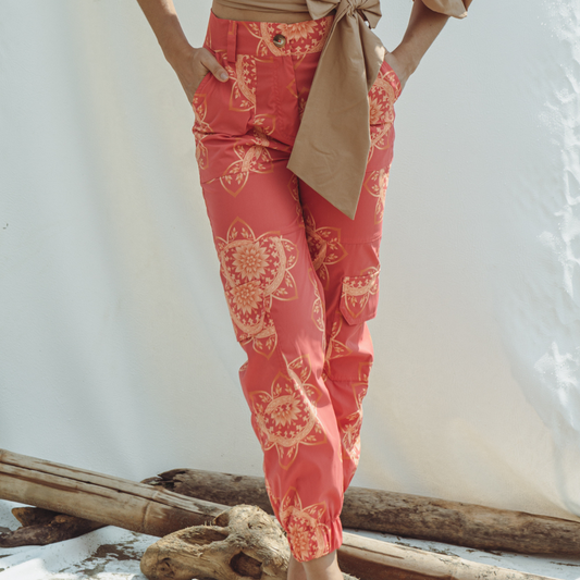 PANTALON CARGO ROYAL PRINT