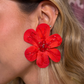 Arete Magnolia Rojo