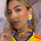 Collar Doble miel