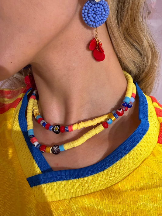 Collar Doble miel