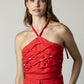 Crop Top Nido Halter Rojo