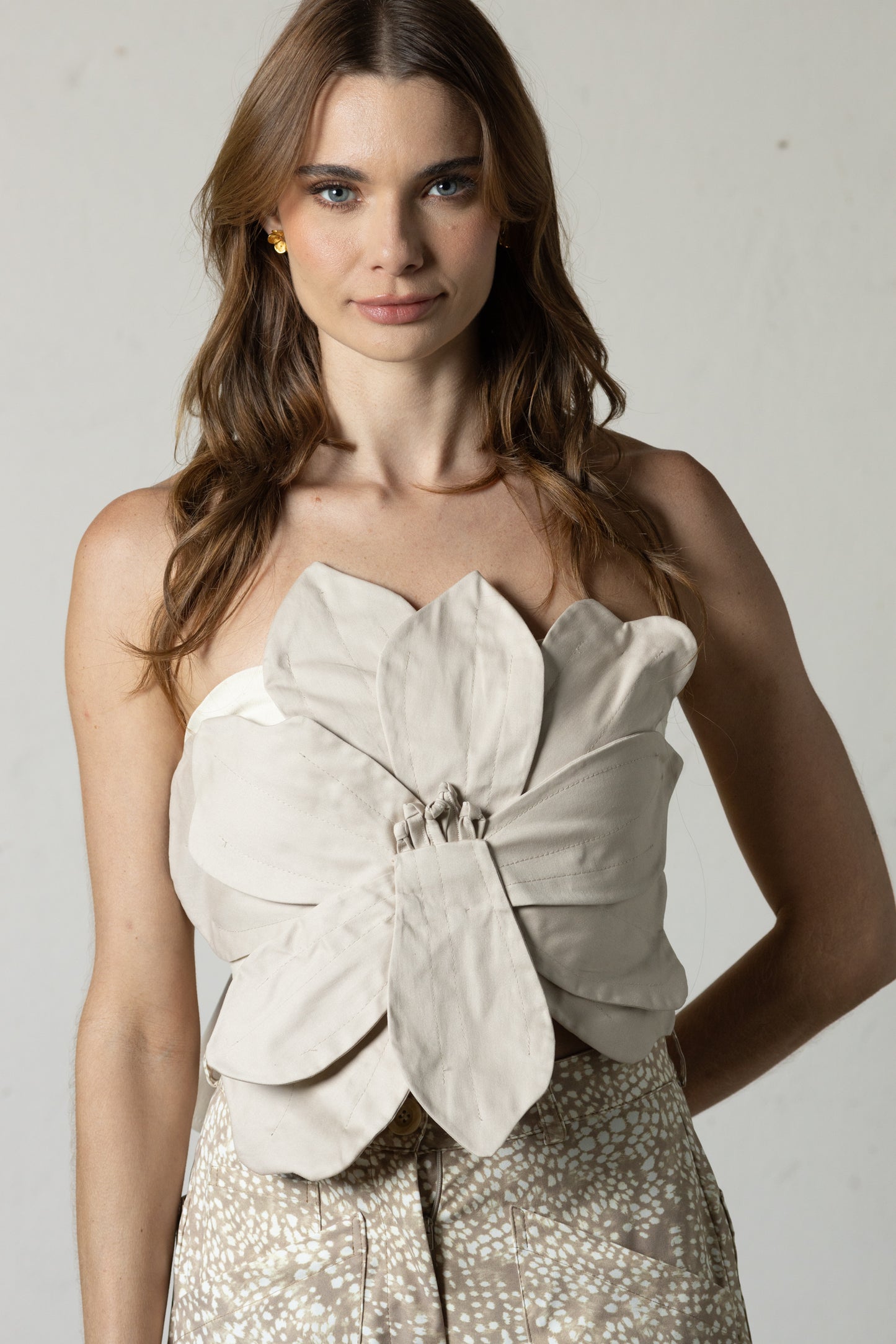 Crop Top Flor De Luna