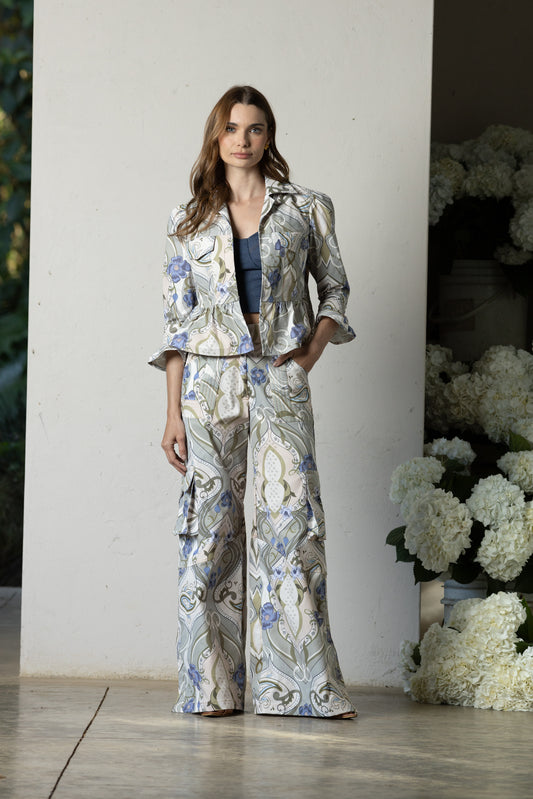 Pantalon Aperol Printed Garden
