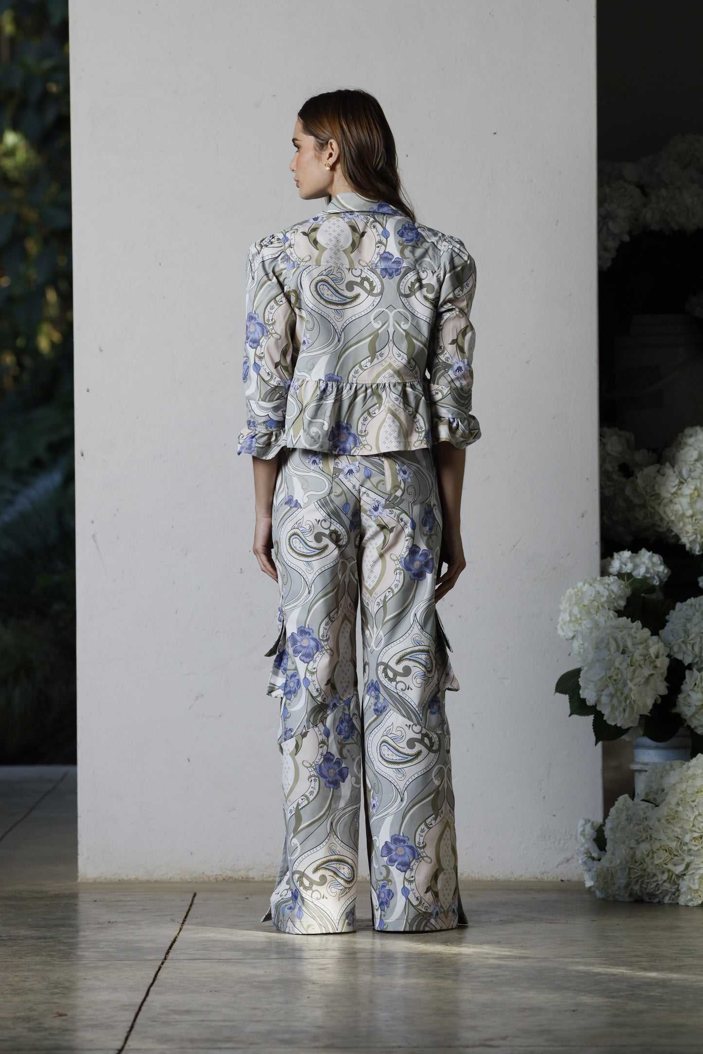 Pantalon Aperol Printed Garden