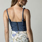 Crop Top Corset Denin