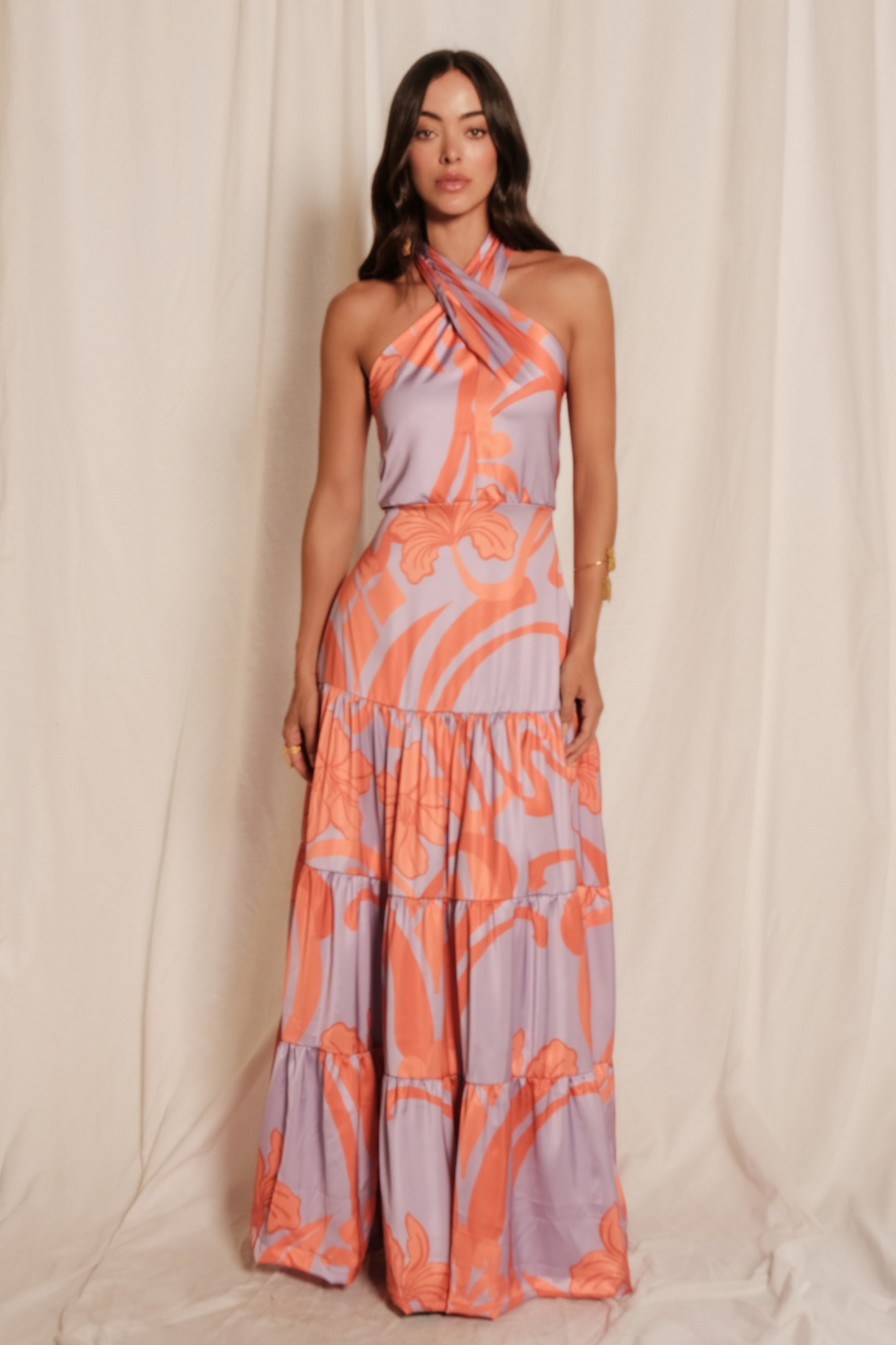 MAXI VESTIDO SALMA PRINTED