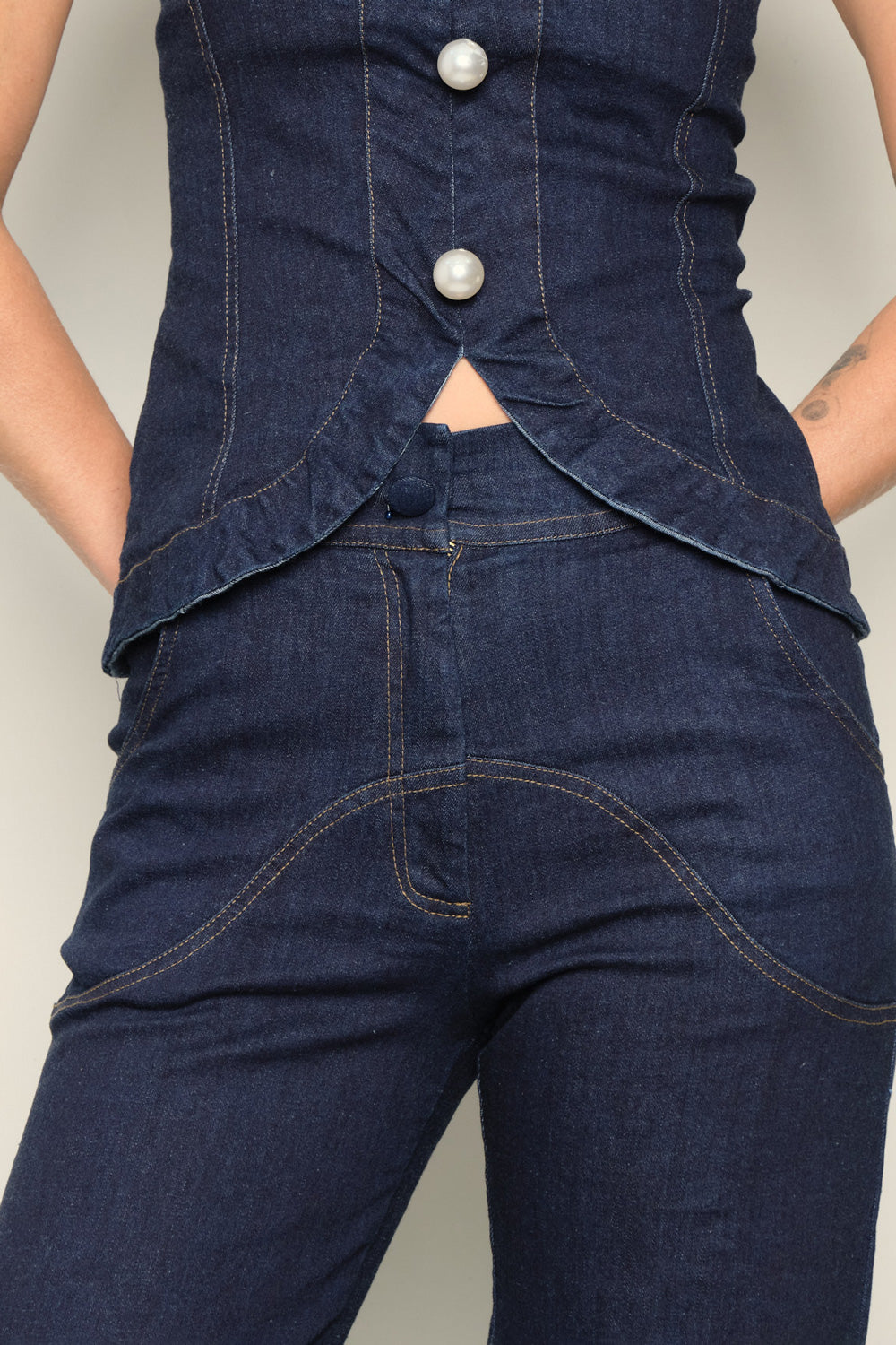 Pantalón Wide Leg Frankie Denim