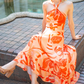 MAXI VESTIDO PEACH PRINTED