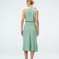 Falda Midi salvia