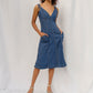 VESTIDO MIDI ROMA DENIM