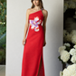 Vestido Alma Bonita Jardín Rojo