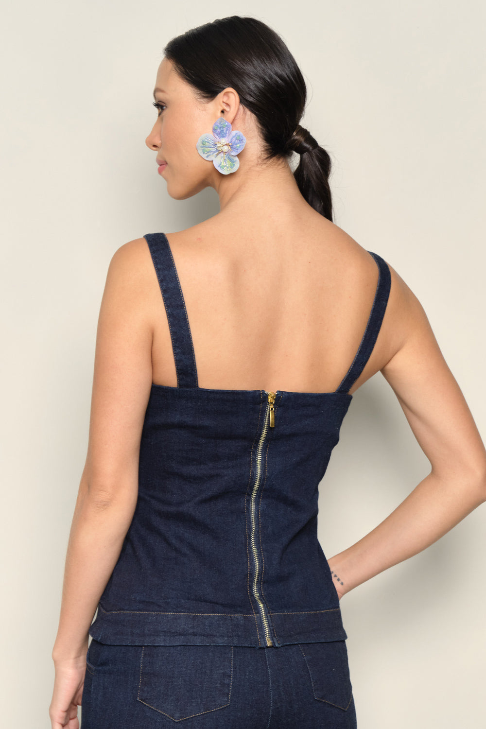 Blusa Ostra Denim
